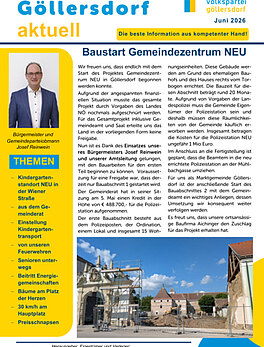 Göllersdorf aktuell Juni 2026